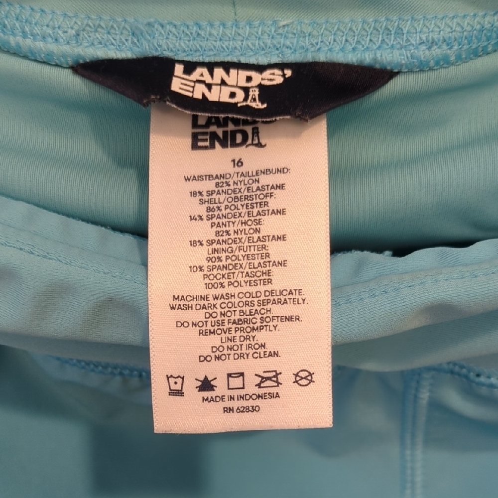Aqua Blue Athletic Shorts - Picture 2 of 6